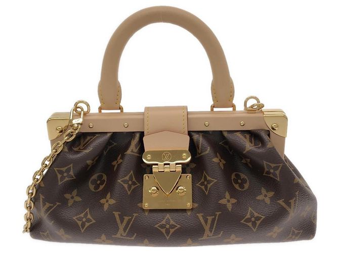 Clutch Louis Vuitton Monogram Marrom