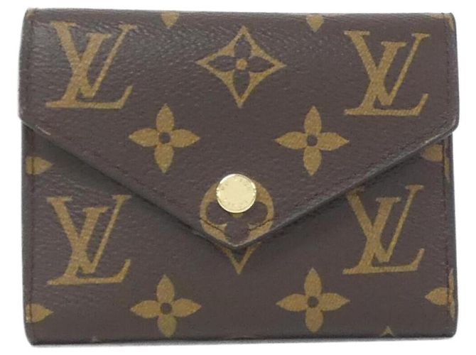 Cartera Victorine Monogram Louis Vuitton Castaño