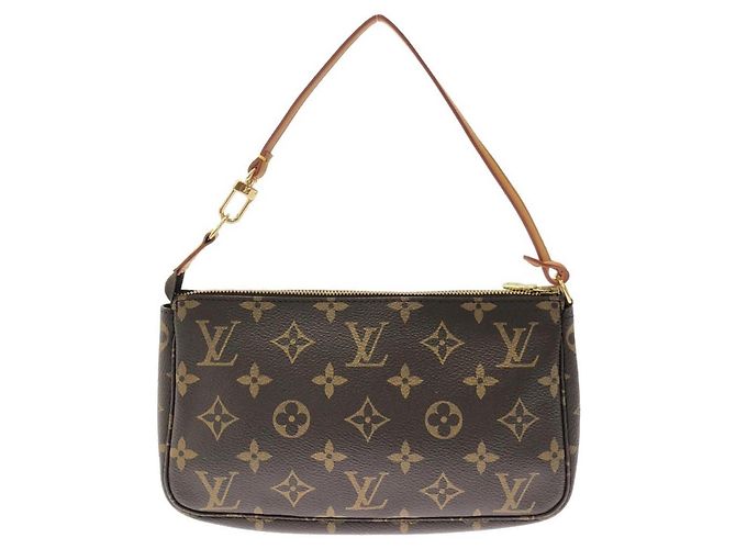 Louis Vuitton Monogram Pochette Accessoires Marrom