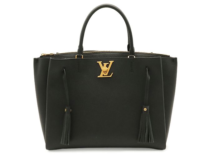Bolsa Louis Vuitton Lockmere Preto Branco