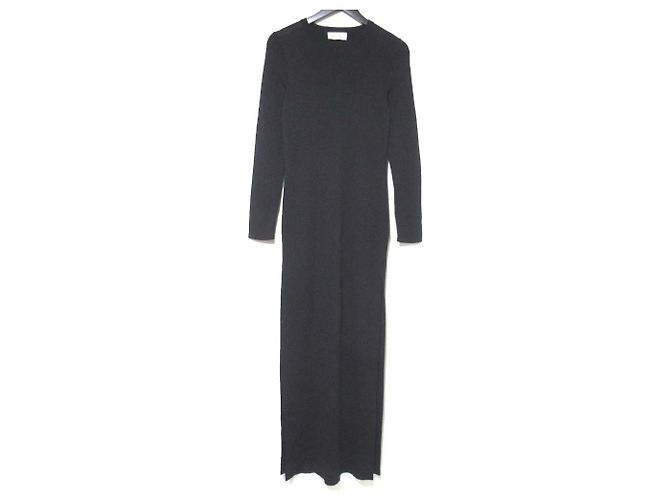 Autre Marque Abito in maglia a coste Matteau Nero