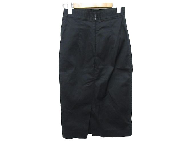 Autre Marque Dsquared2 Stretch-Rock mit Rückenschlitz Schwarz