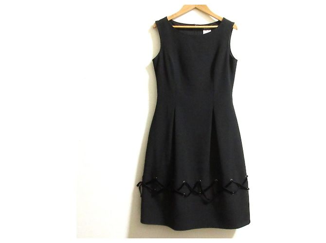 Autre Marque Rene Schnürkleid Schwarz