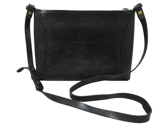 Autre Marque Borsa a tracolla in pelle DONO Nero