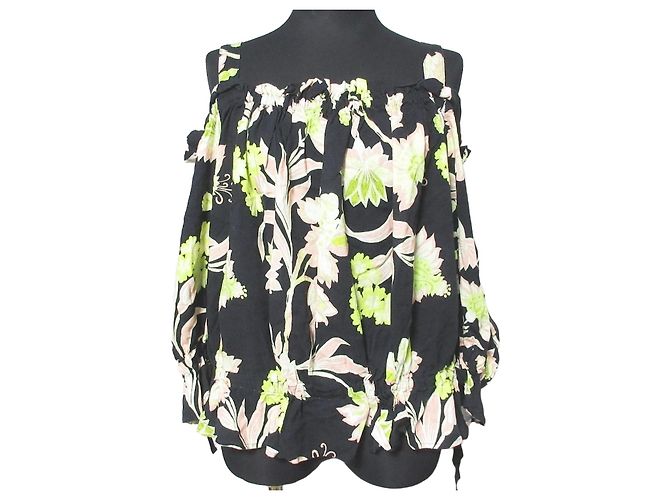 Autre Marque Camicetta Grace Class Resort Flower Nero
