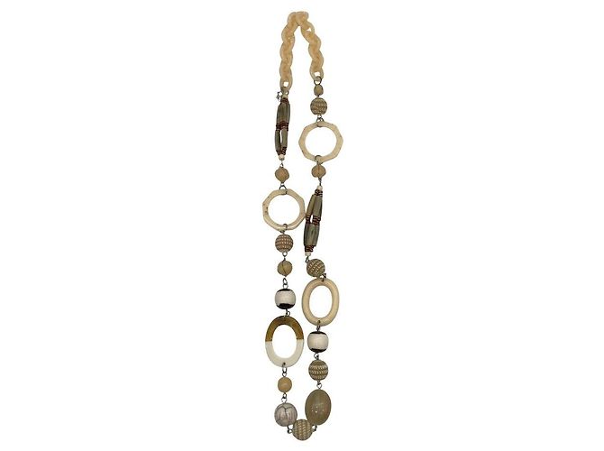 Collana lunga Max Mara Weekend Beige 