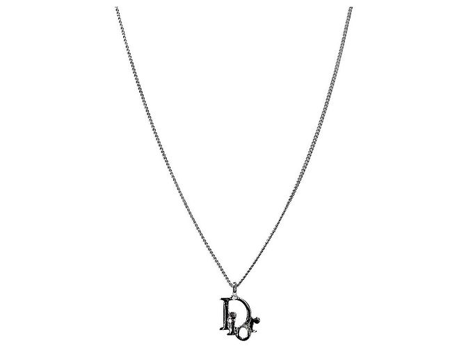 Dior Collana Oblique Argento 