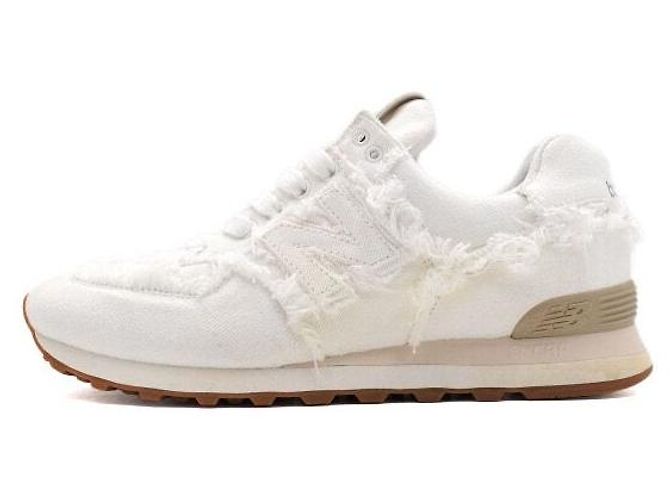 Miu Miu Zapatillas New Balance Denim White Blanco
