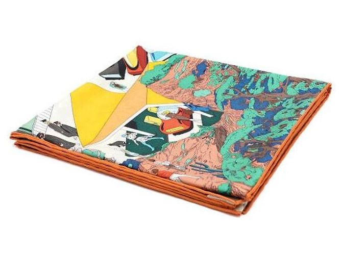 Hermès Pañuelo de seda ON THE BEACH