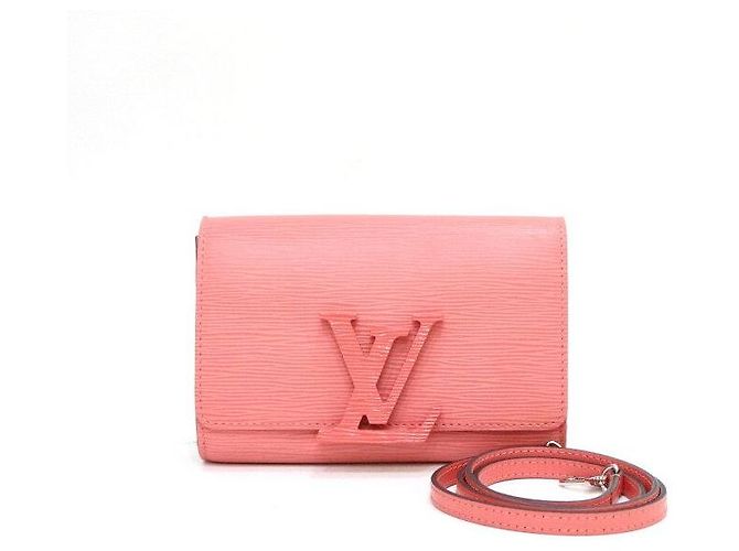 Louis Vuitton Clutch e borsa a tracolla in pelle Epi rosa