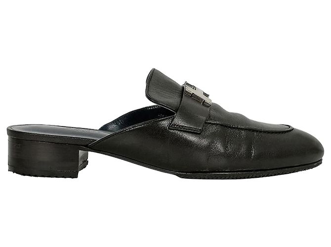 Hermès Mule Trocadero Bluffer Nero