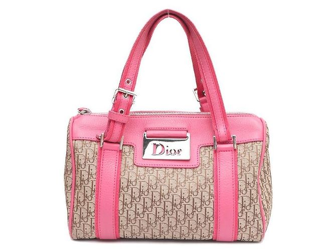 Bolsa Boston Mini e Tote Oblique Diorissimo Marrom