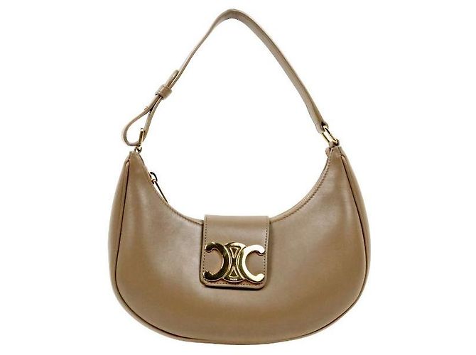 Céline Borsa a tracolla hobo Ava Triomphe marrone