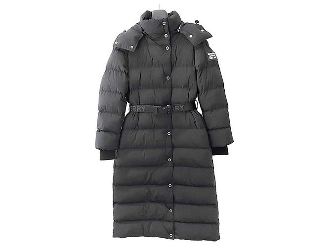 Burberry Giacca lunga imbottita Effingham Nero