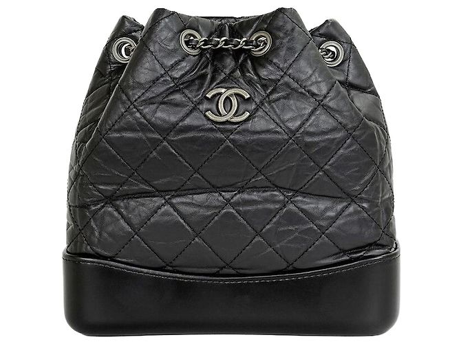 Chanel Gabrielle Backpack Small Black