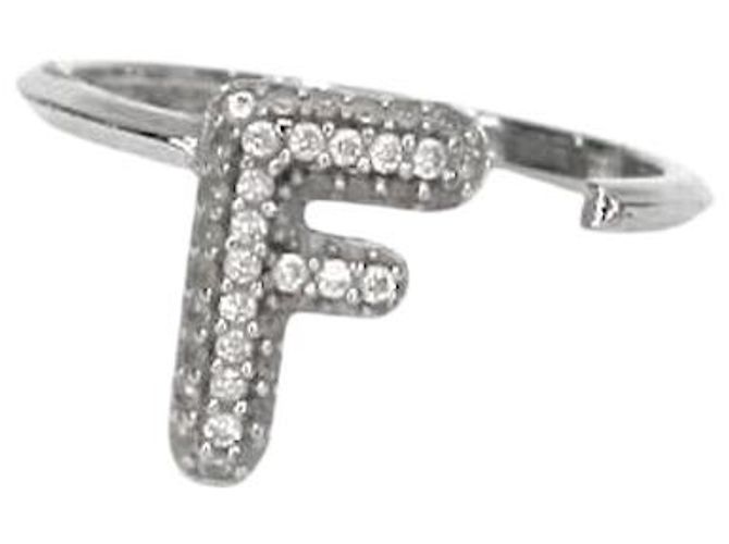 Fendi Cubic Silberring 