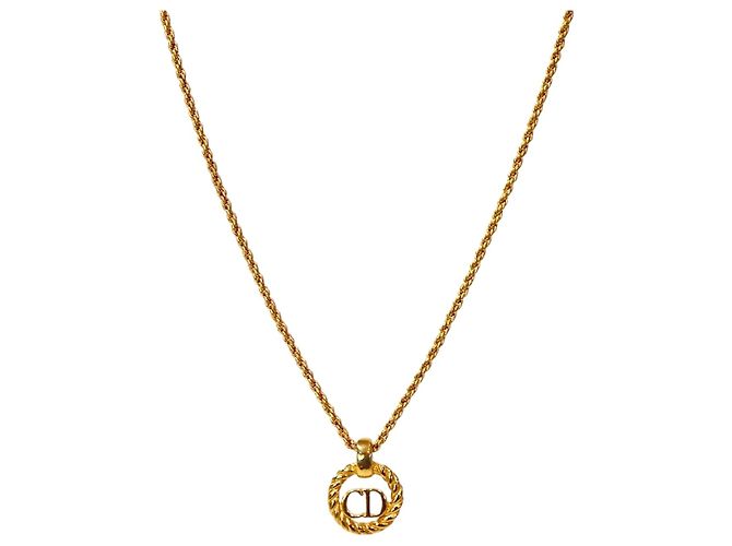 Dior Colar redondo CD Gold