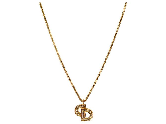 Dior Collana Cubic CD Gold D'oro 
