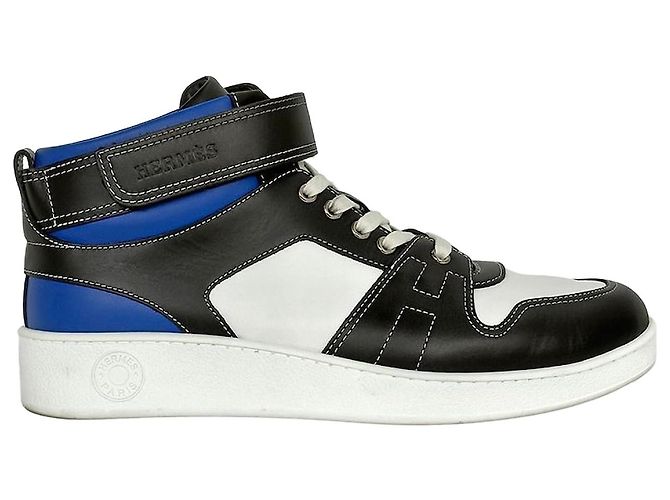 Hermès Freestyle High-Top Sneaker Blau