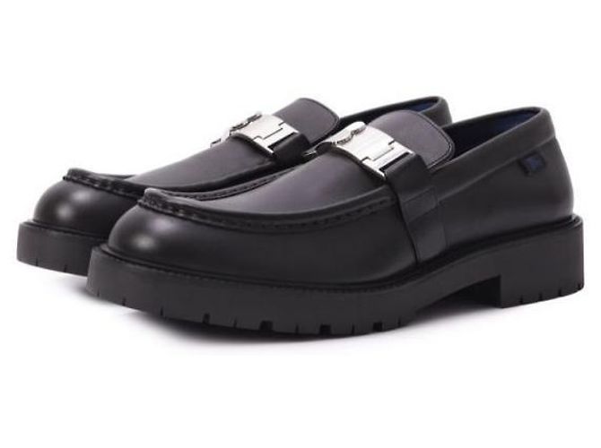 Burberry Mocassini Raft in pelle Nero