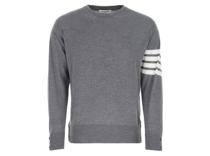 Thom Browne Fine Merino Wool Pullover Knit