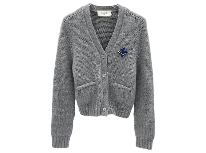 Céline Cardigan aus Kaschmir und Seide Braun