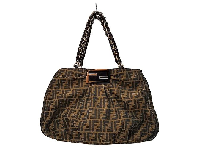 Fendi Borsa a Spalla Juca Mia Marrone