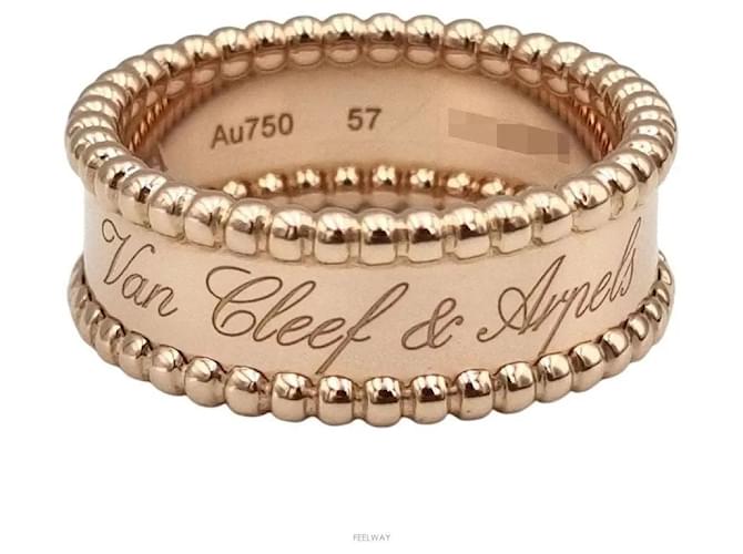 Van Cleef & Arpels Anel Perlee Rosa 