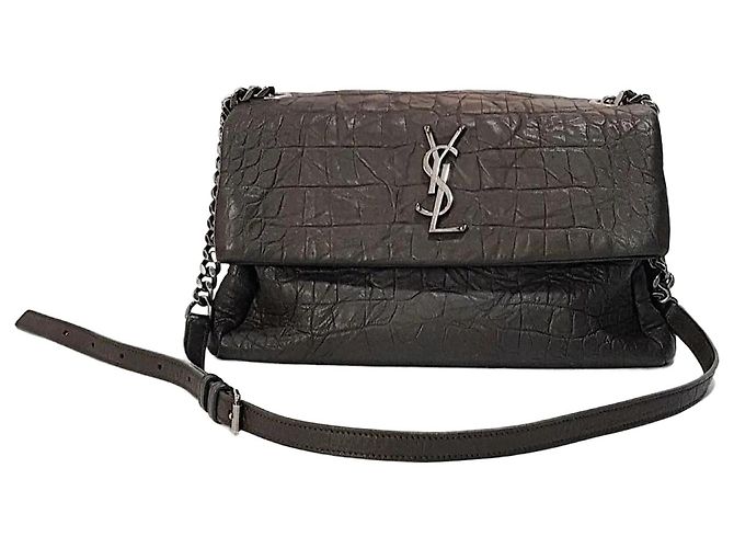 Saint Laurent Borsa a Spalla Monogram West Hollywood Medium Marrone