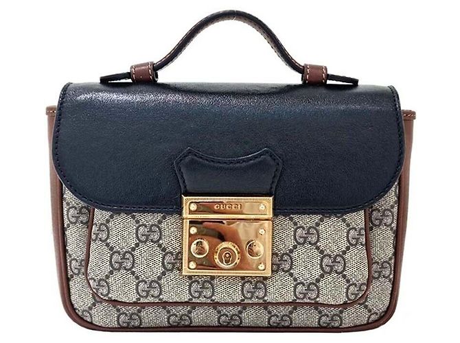 Gucci Mini Bolsa de Alça Padlock Preto