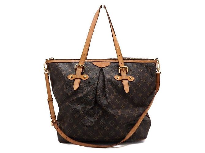 Louis Vuitton Bolsa Tote Palermo GM em Monogram Canvas Multicor