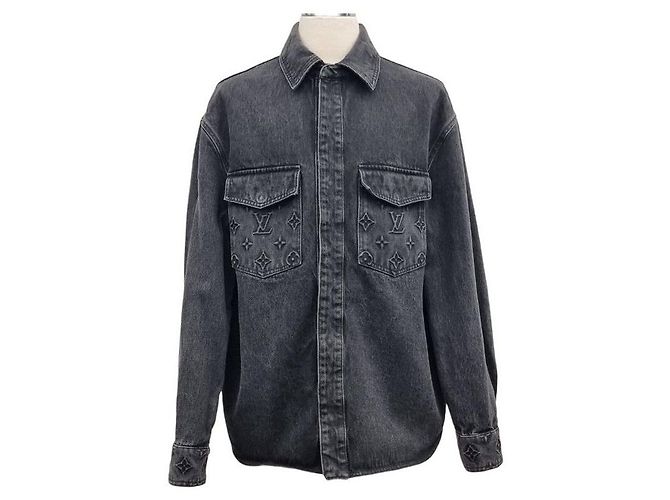 Louis Vuitton Denim Carpenter Jacket Black