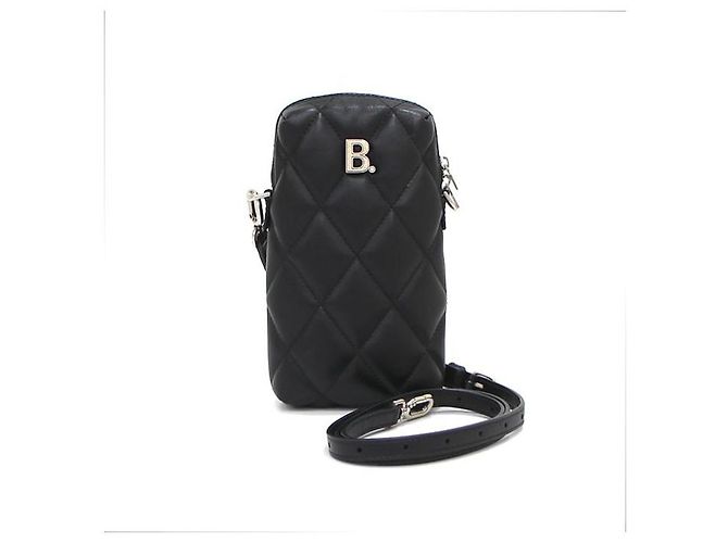 Balenciaga Mini bolsa tiracolo retangular acolchoada com logo