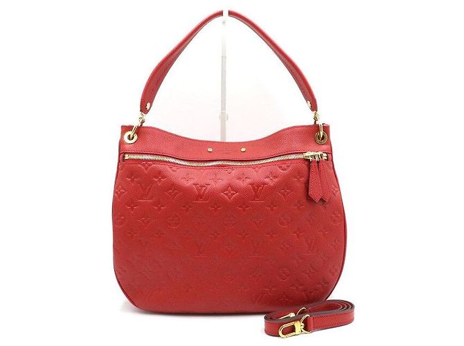 Louis Vuitton Bolsa de Ombro e Bolsa Transversal Monogram Empreinte Spontini Vermelha Vermelho