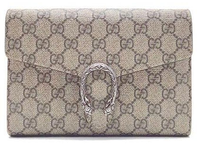 Gucci Mini bolsa crossbody Dionysus com corrente Marrom