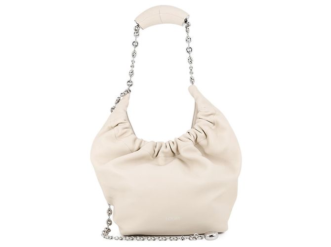 Bolsa de Ombro Loewe Squeeze Small Melona Palam Cru
