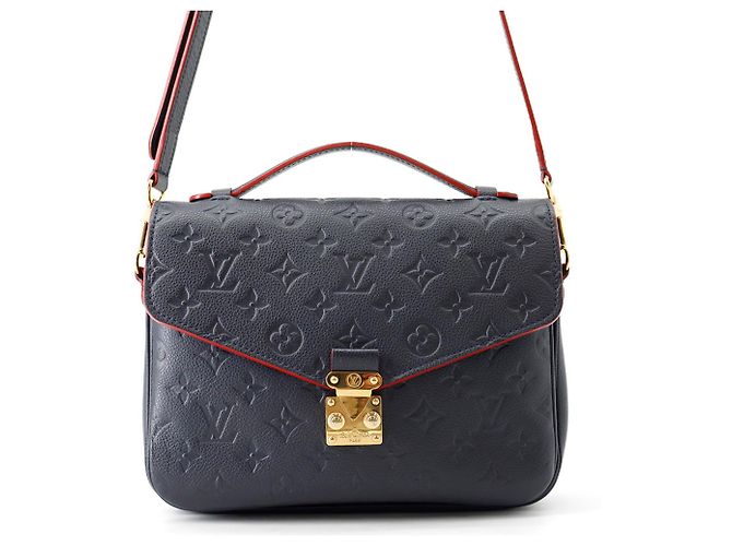 Louis Vuitton Monogram Empreinte Pochette Métis MM Handtasche Rot