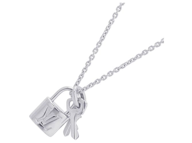 Pingente Lockit em ouro branco 18K Louis Vuitton