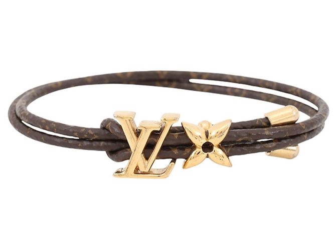 Pulseira Charm Monogram LV Bloom Louis Vuitton Marrom