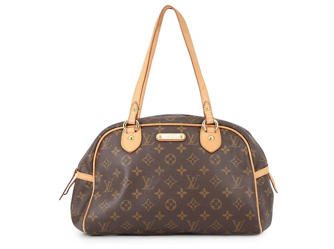 Sac à main Louis Vuitton Monogram Montorgueil PM Marron