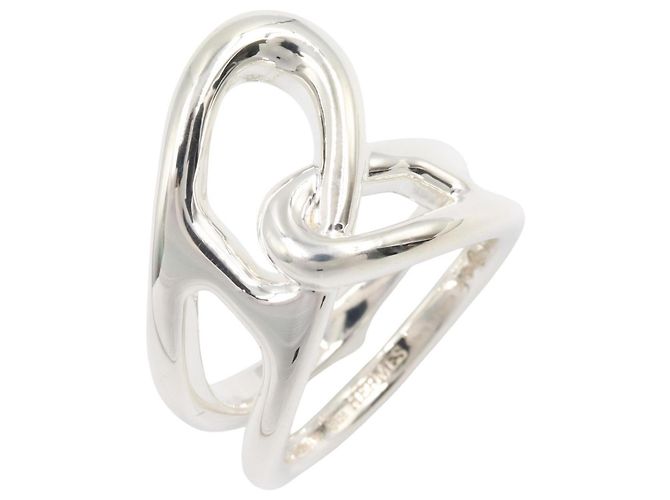Ring Hermès Anillo Chaine d'Ancre Punk Hermes Plata