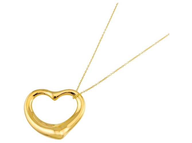 Collar de corazón en oro amarillo de 18K de Tiffany & Co.