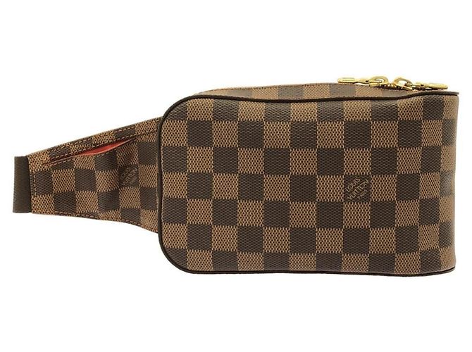 Borsa a tracolla Louis Vuitton Damier Geronimos Damier ebene