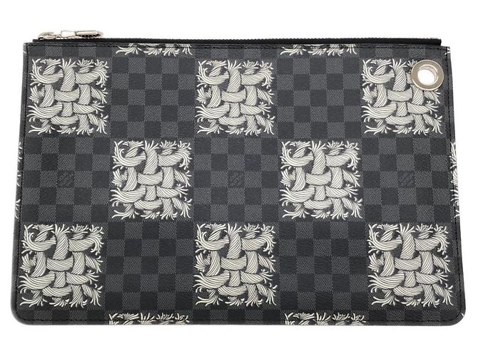 Louis Vuitton Damier Graphite Pochette Jour PM Damier ebene