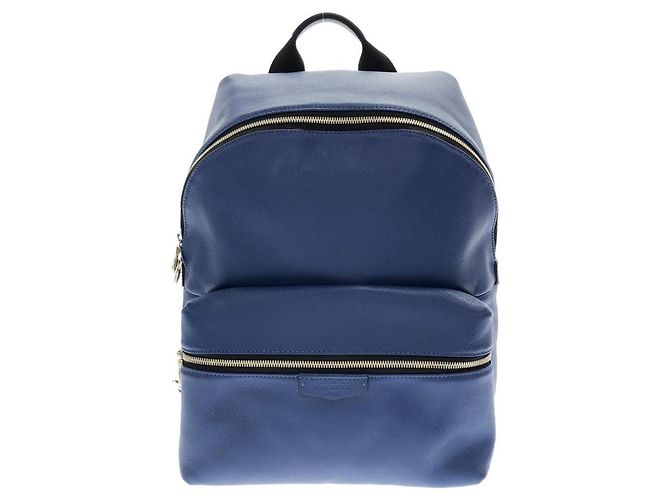 Louis Vuitton Taiga Discovery Rucksack Blau