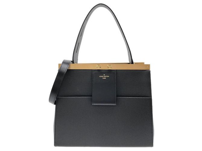 Sac à main Louis Vuitton Taiga Cityframe Noir