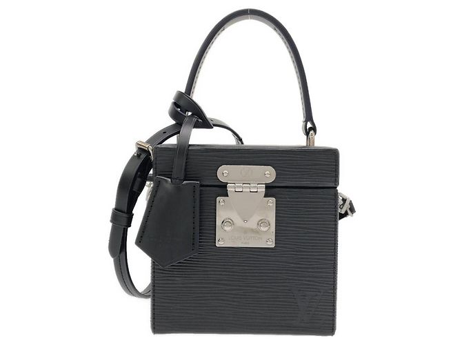 Borsa Louis Vuitton Epi Bleeker Box Nero