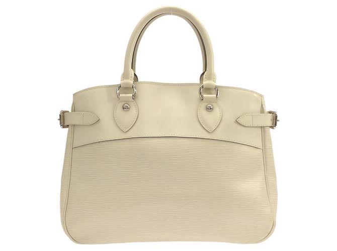 Louis Vuitton Epi Passy PM Handtasche Aus weiß