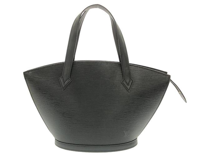 Louis Vuitton Epi Saint Jacques Handtasche Schwarz