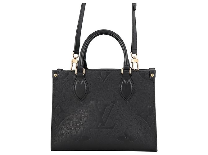 Borsa Louis Vuitton Monogram Empreinte OnTheGo PM Nero